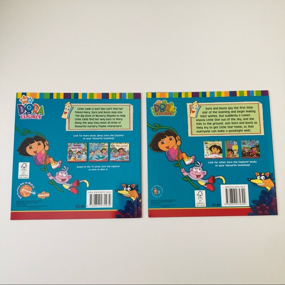 Nick Jr Dora The Explorer Paperback Books NWOT - Picture 2 of 6